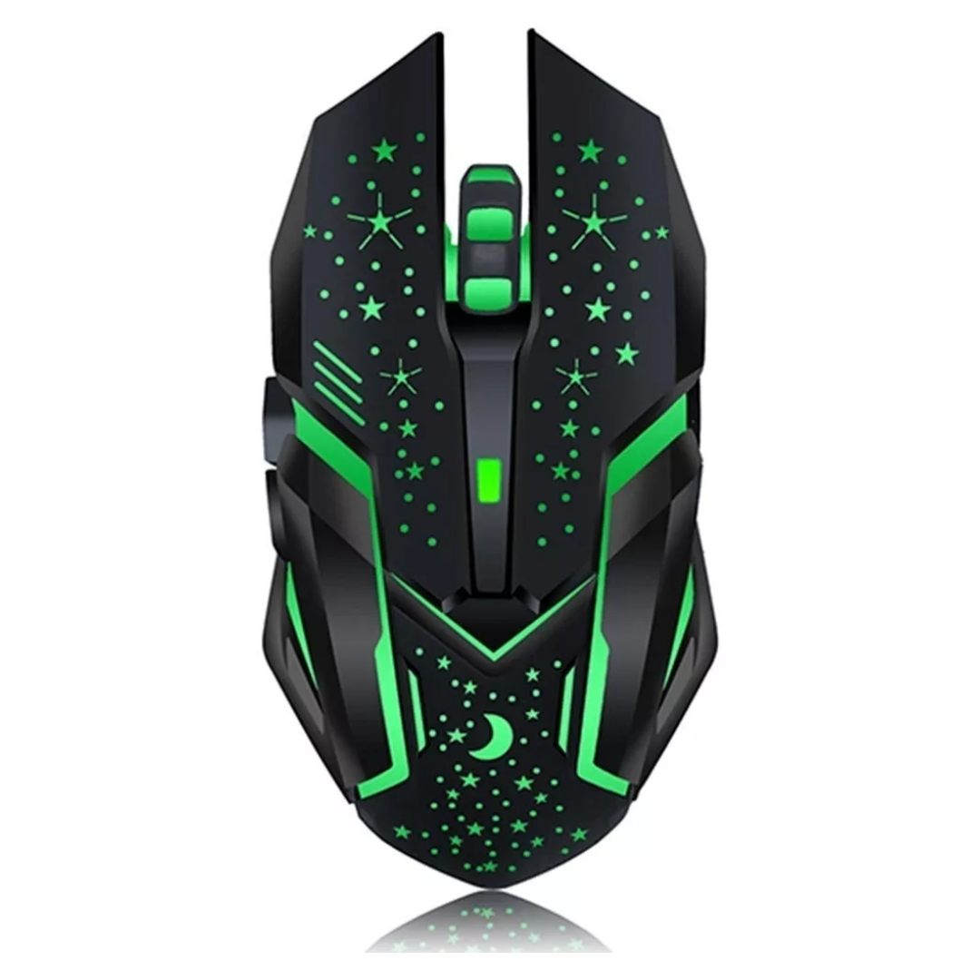 Mouse Gamer Inalámbrico Óptico 6 Botones